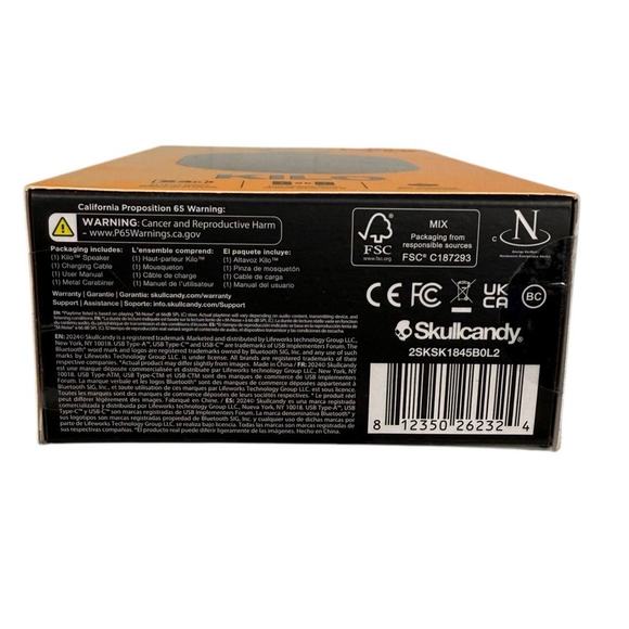 Brand New Skullcandy Kilo Wireless Bluetooth Speaker IPX7 Waterproof Mini Black - Picture 3 of 3